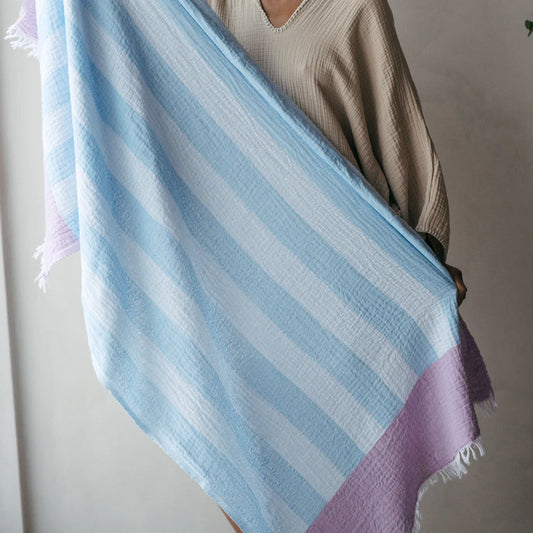 Boardwalk Towel - Blue Lilac