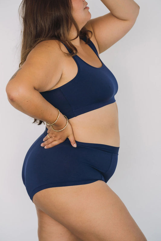 Brief Mineral Underwear - Navy