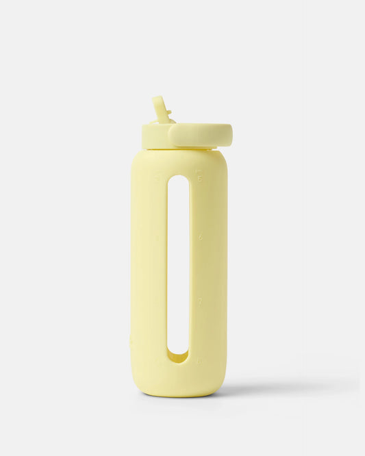 Day Bottle 21oz Glass Water Bottle - Butter