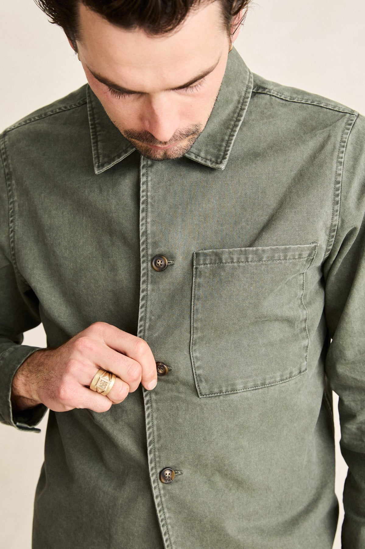Field Guide Ls Shirt - Stone