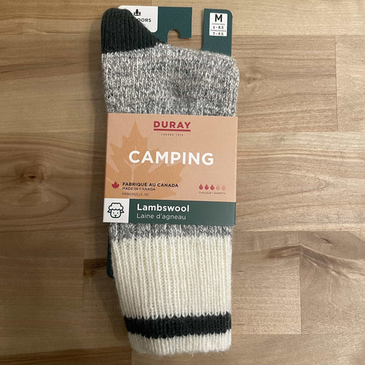 Camping Classic Wool Socks - Grey Green