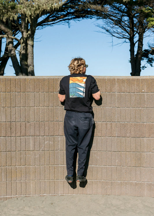 Caught Inside Premium Organic Pocket Tee - Phantom