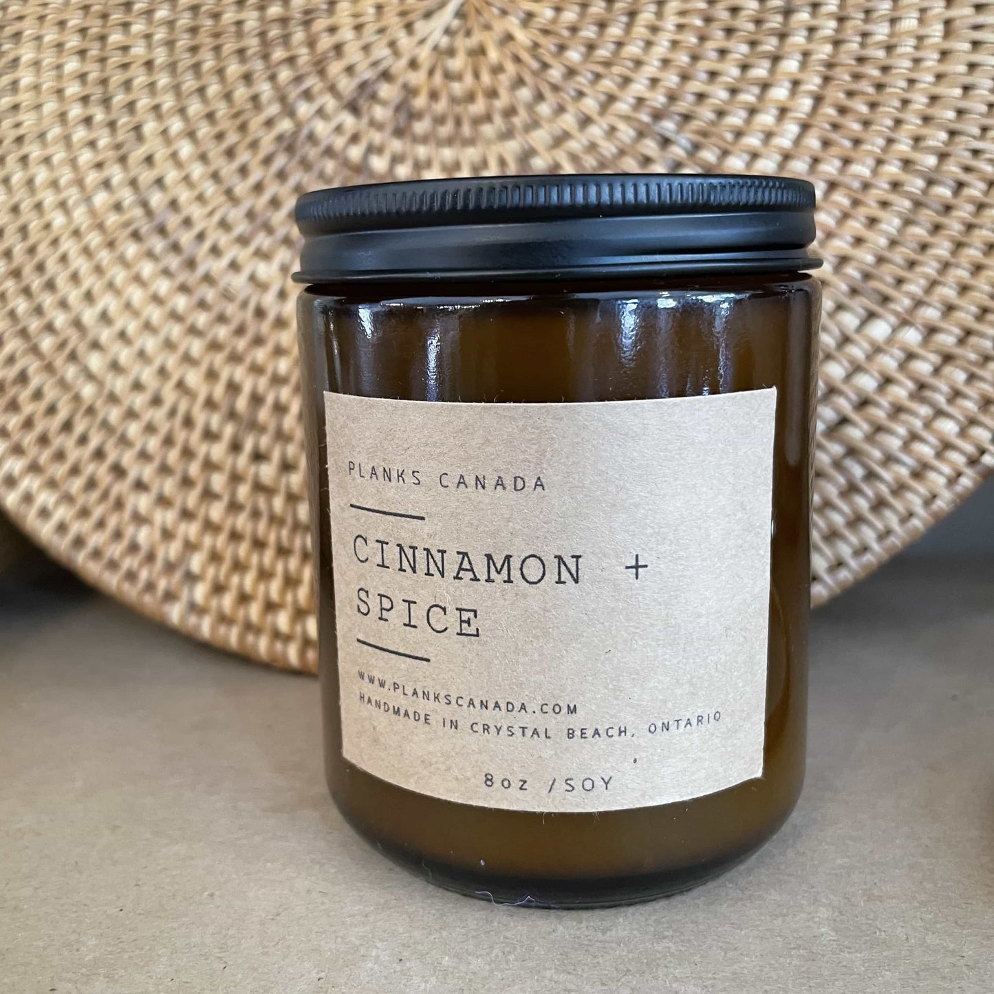 Cinnamon Spice - Wood Wick Soy Candle