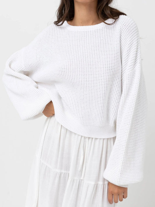 Classic Knit Jumper - White