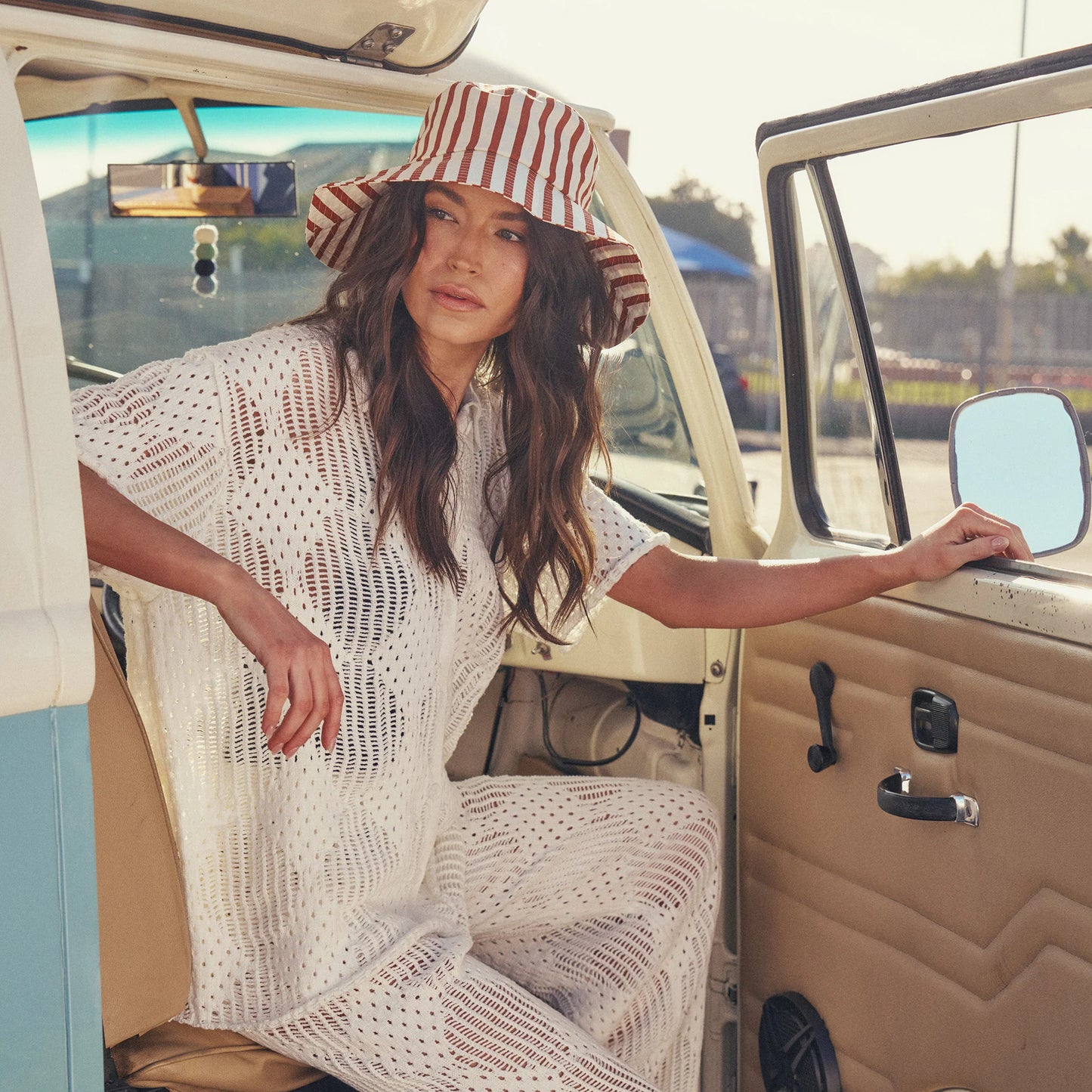 Cove - Cotton Bucket Hat - Terracotta