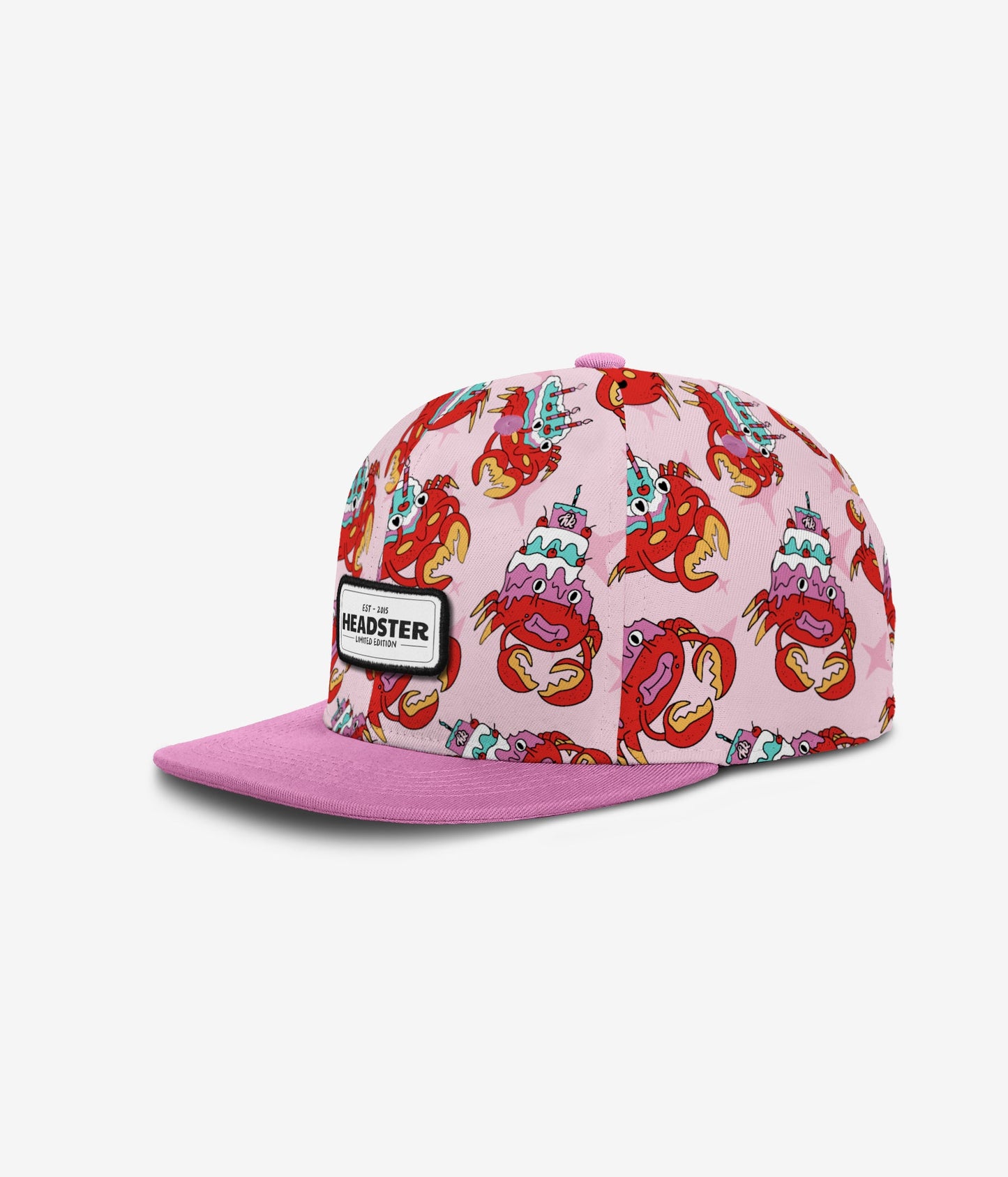 Crabcake Snapback - Pink Marshmallow