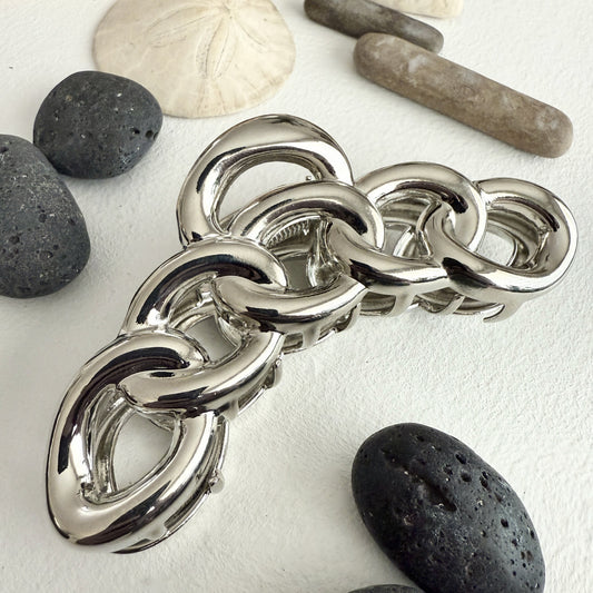 Cupid de Locke Ornate Hair Claw - Silver
