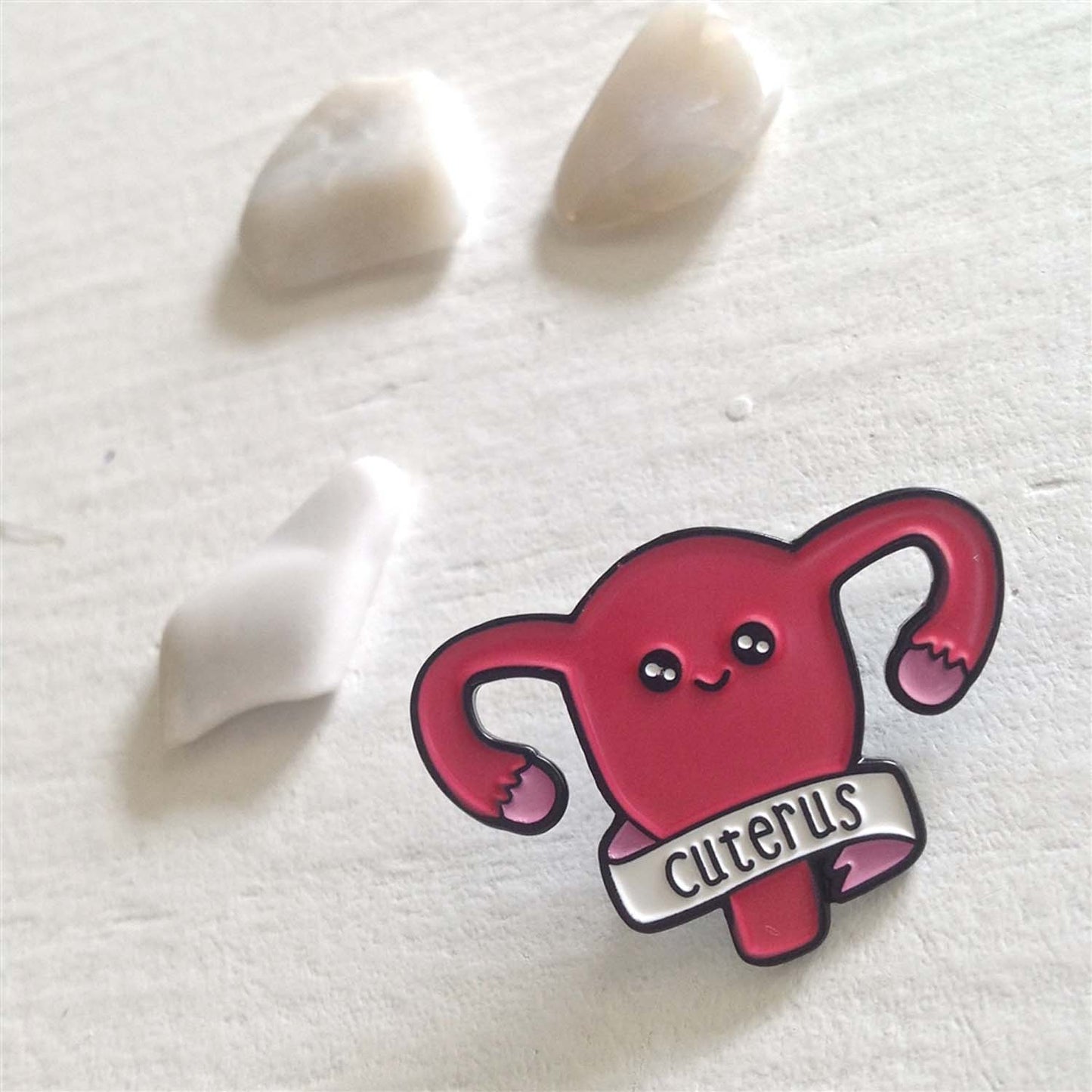 Cuterus - Cute Uterus Lapel Pin