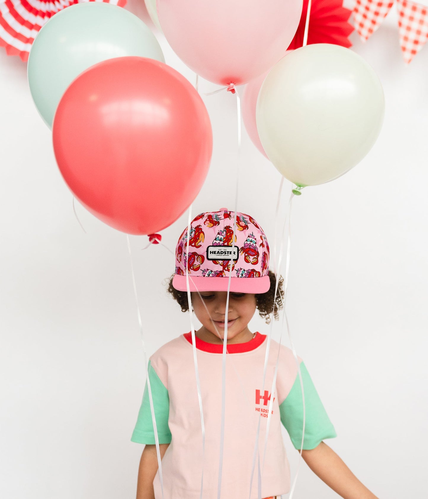 Crabcake Snapback - Pink Marshmallow