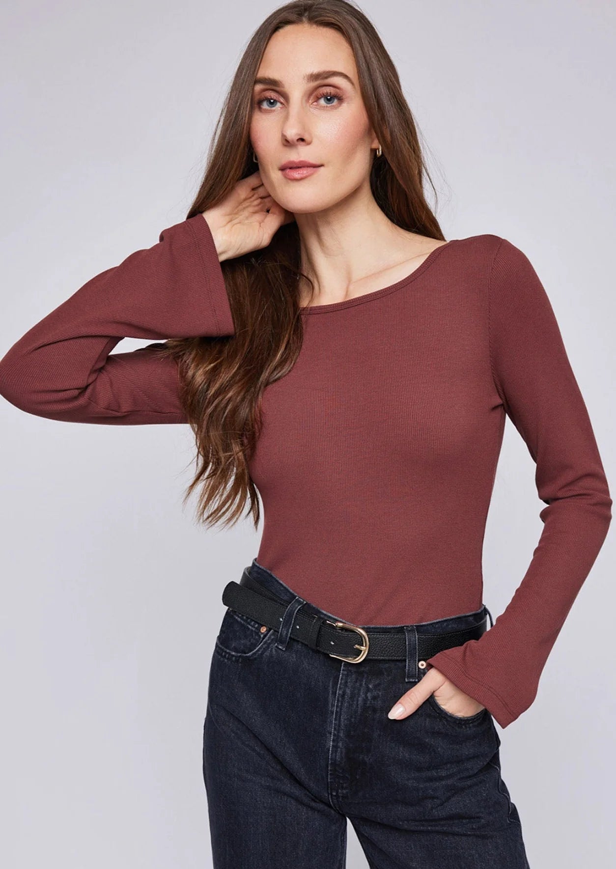 Delilah Top - Cinnamon