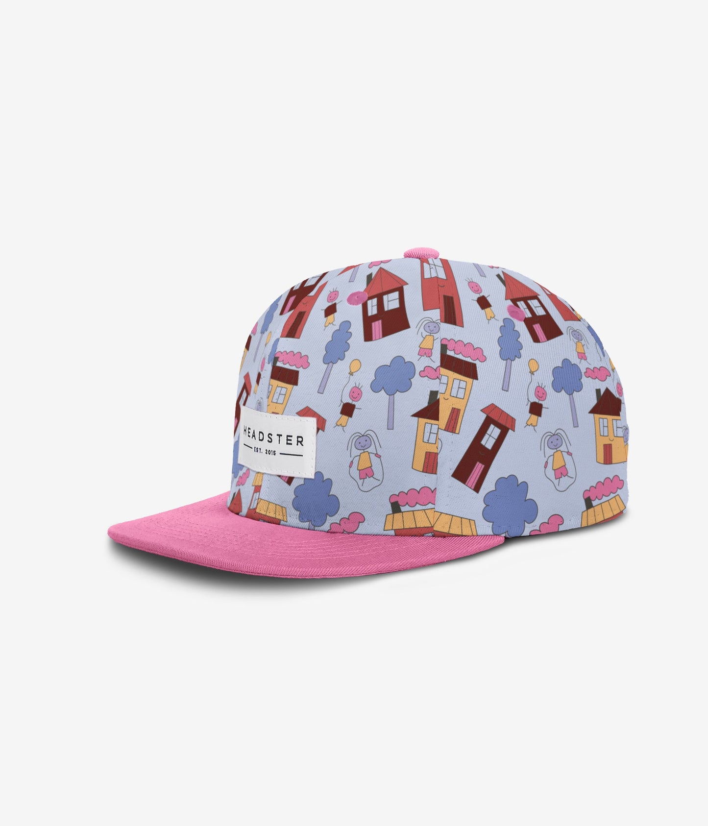 Doodle Town Snapback - Blue Steel