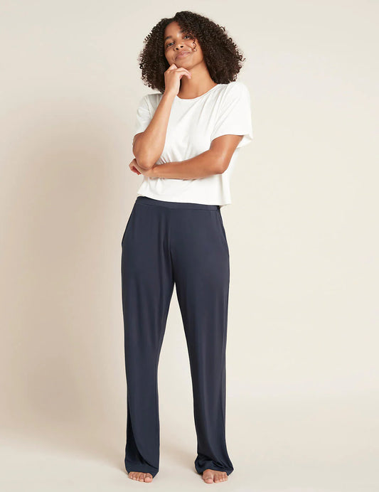 Downtime Wide Leg Lounge Pant - Storm