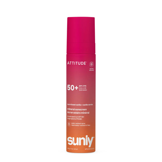 Face & Body Sunscreen Spray - SPF 50 - Sun-Kissed Vanilla