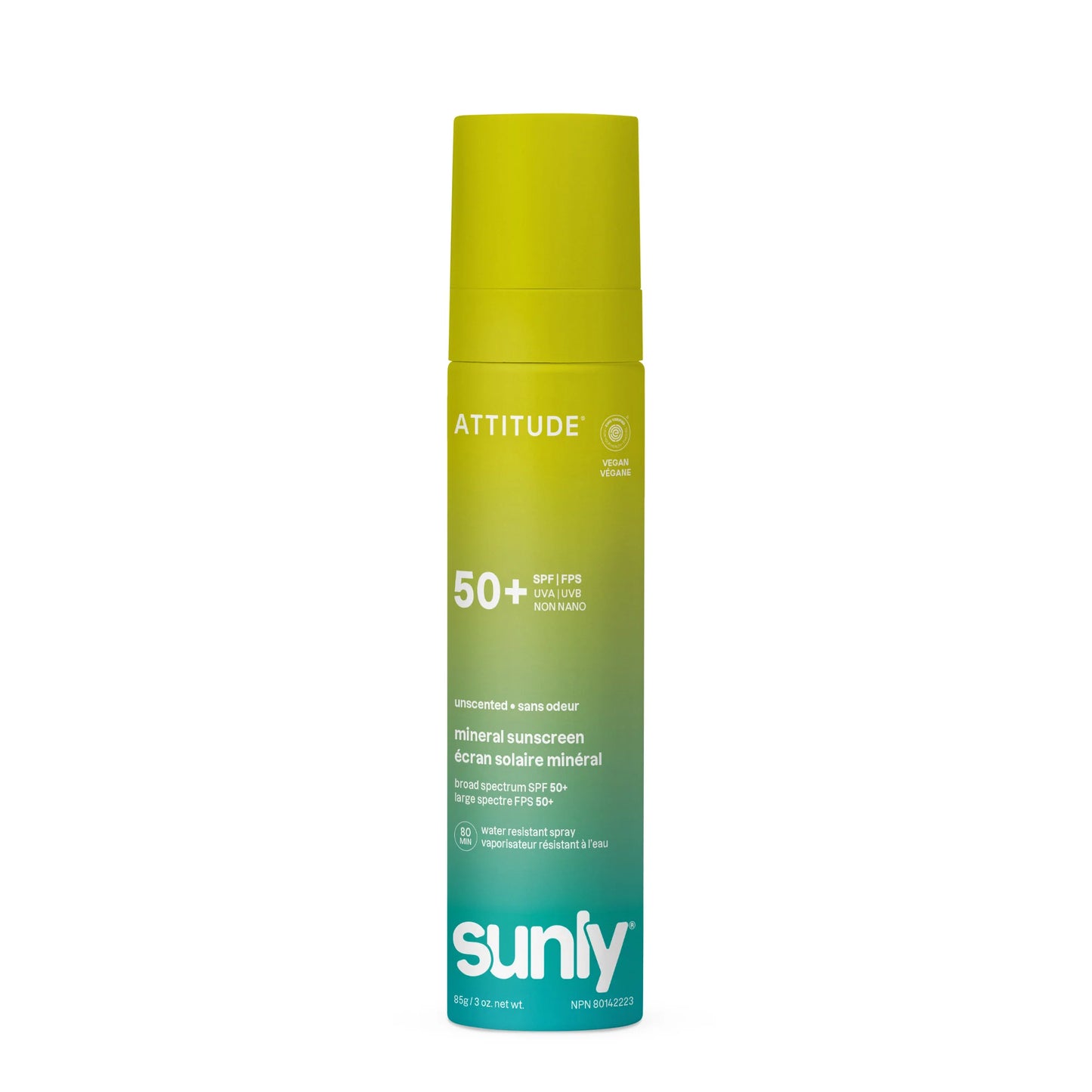 Face & Body Sunscreen Spray - SPF 50 - Unscented