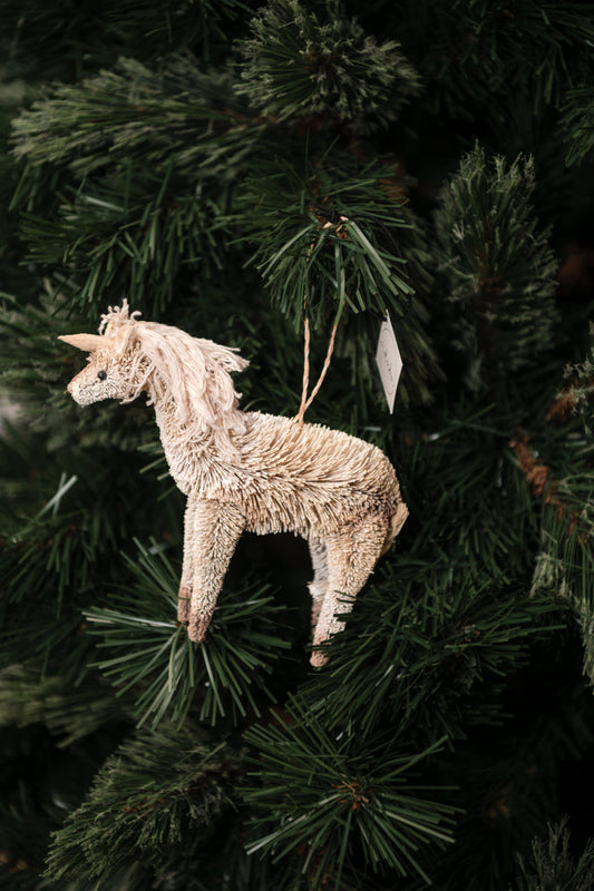 Festive Unicorn Ornament