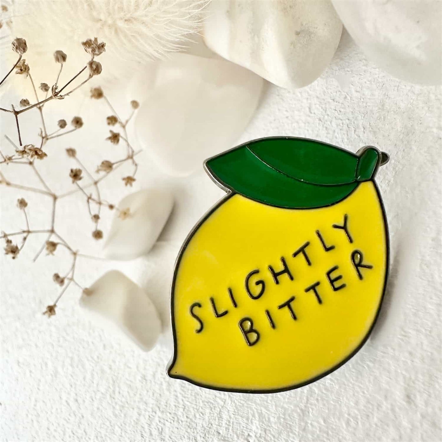 Flavedo Slightly Bitter Lemon Enamel Pin