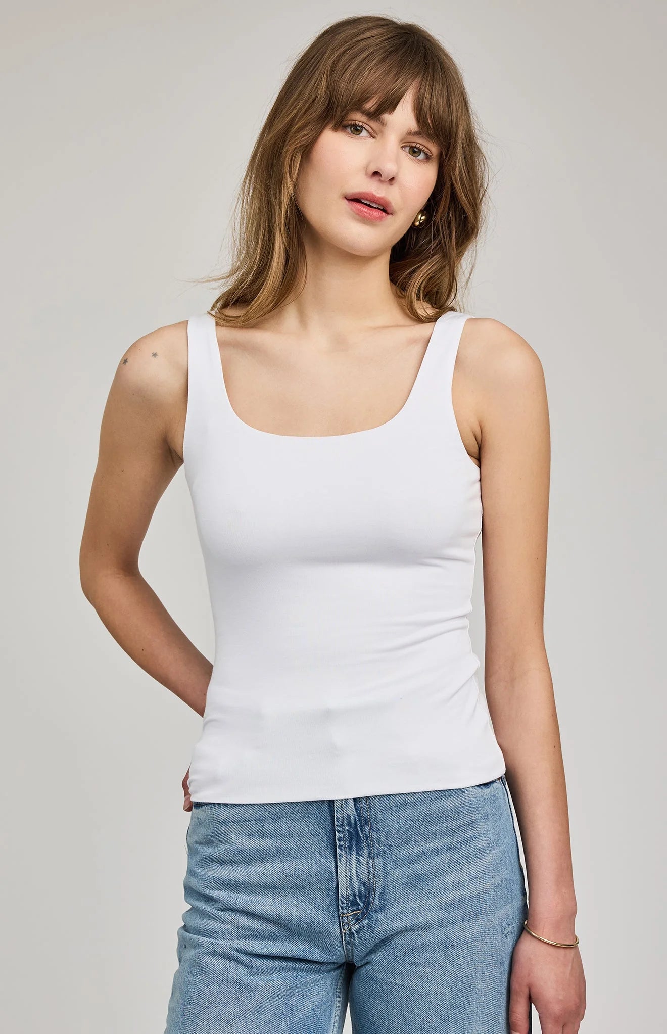 Blanche Tank - White
