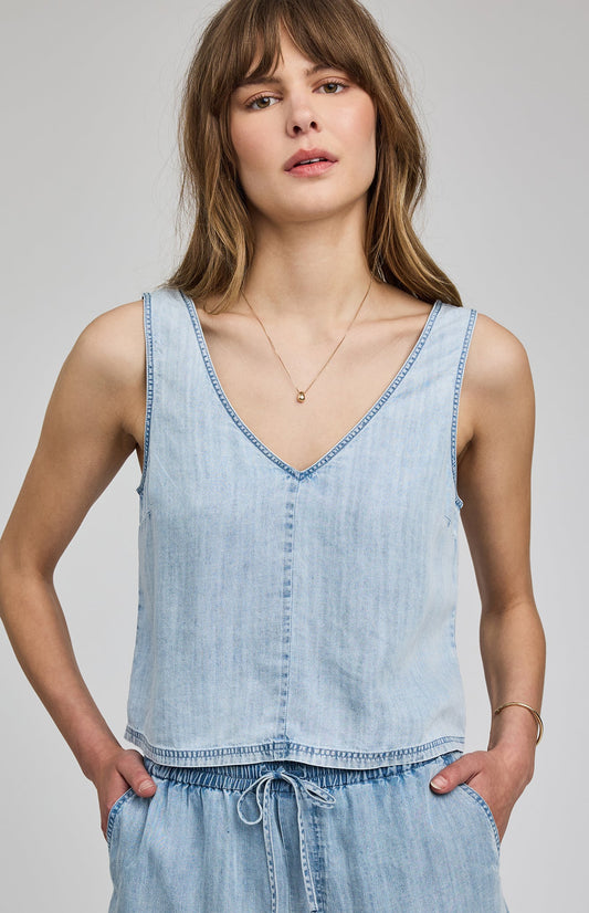 Colette Tank - Light Blue