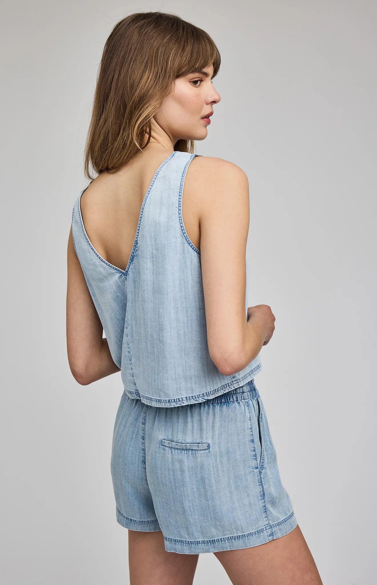 Colette Tank - Light Blue