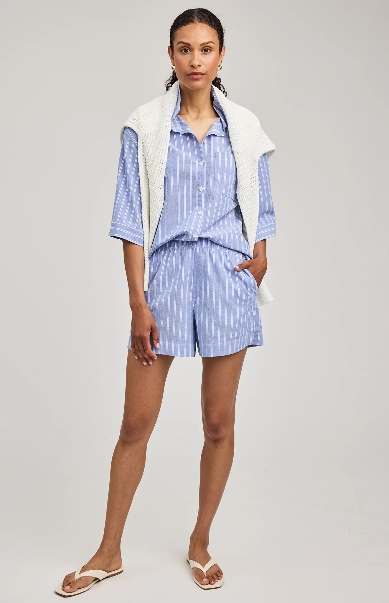 Lima Short - Ocean Stripe