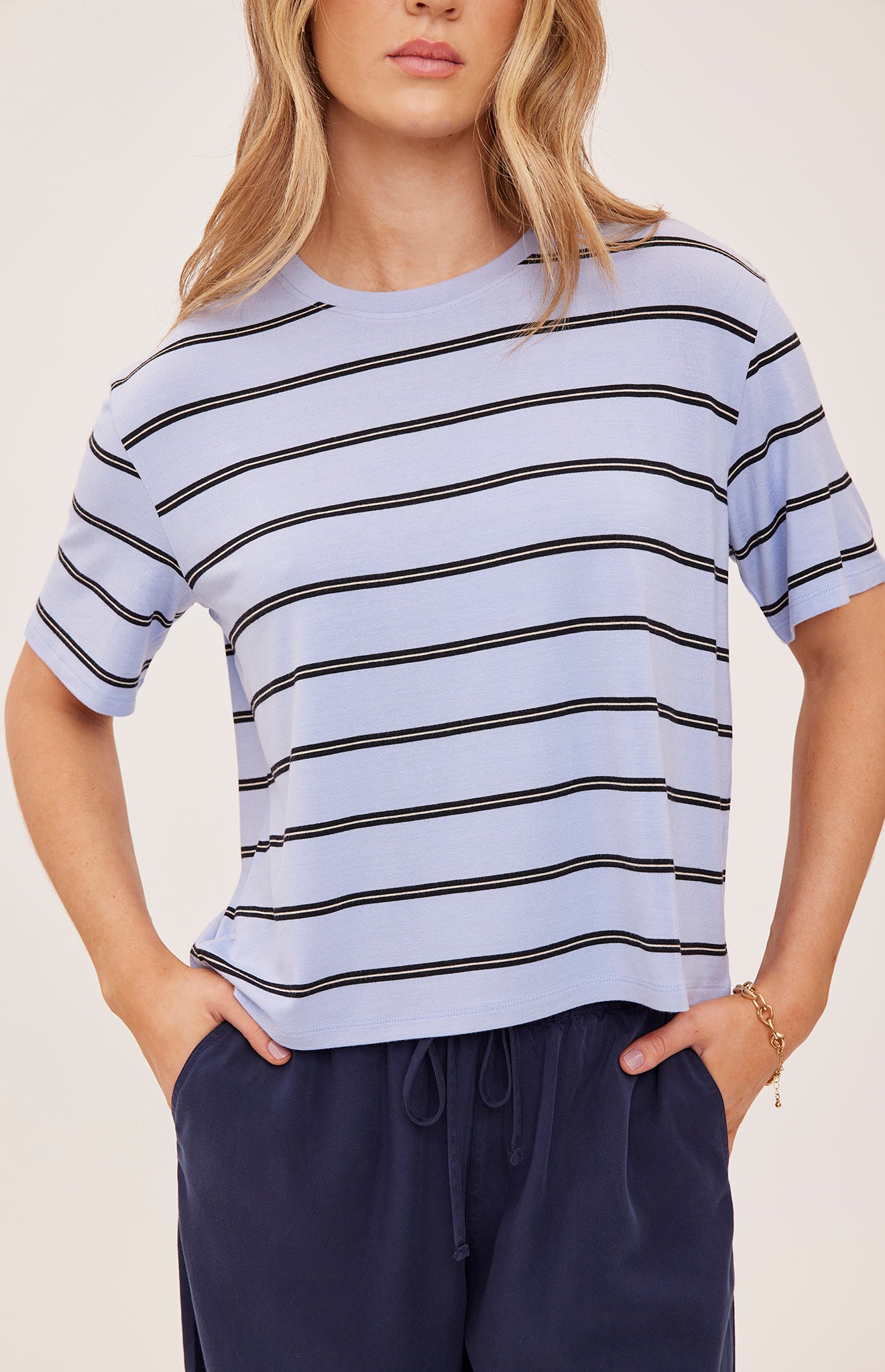 Jaxon T-Shirt - Sky Stripe