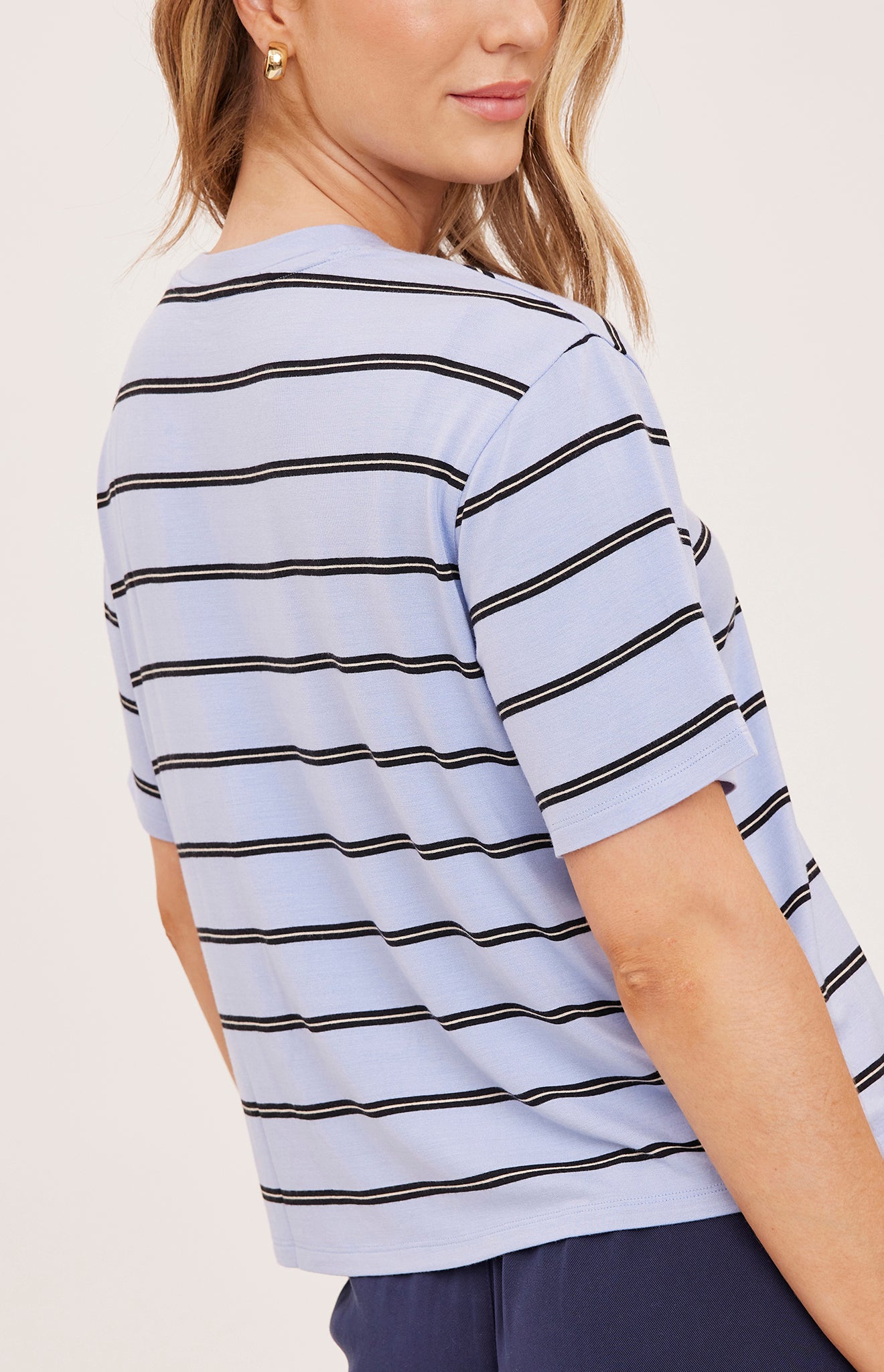 Jaxon T-Shirt - Sky Stripe