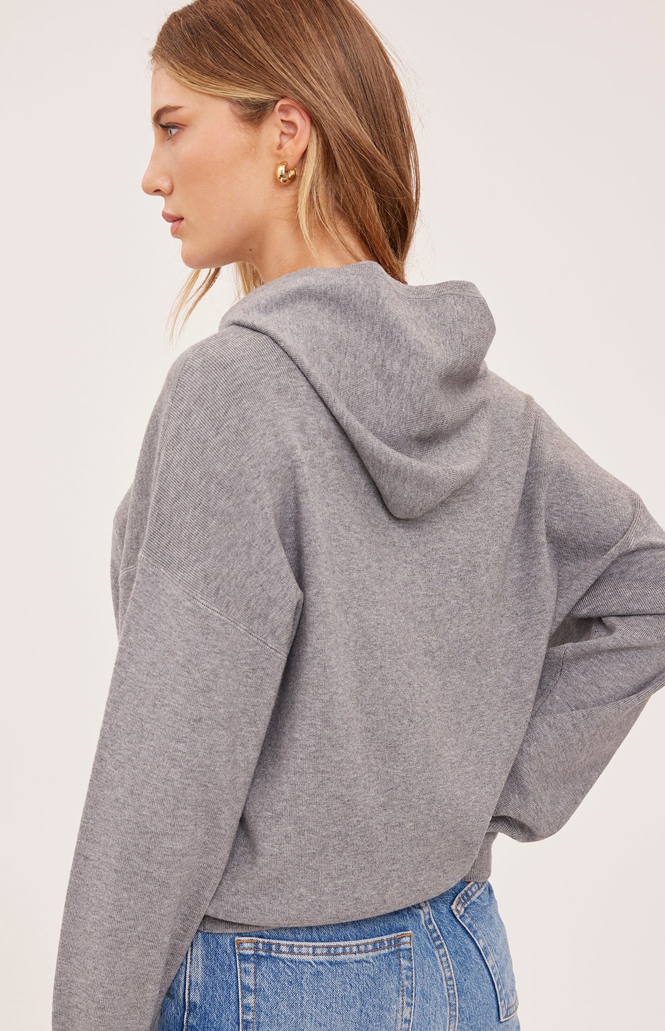 Grayson Hooded Sweatshirt - Heather Grey