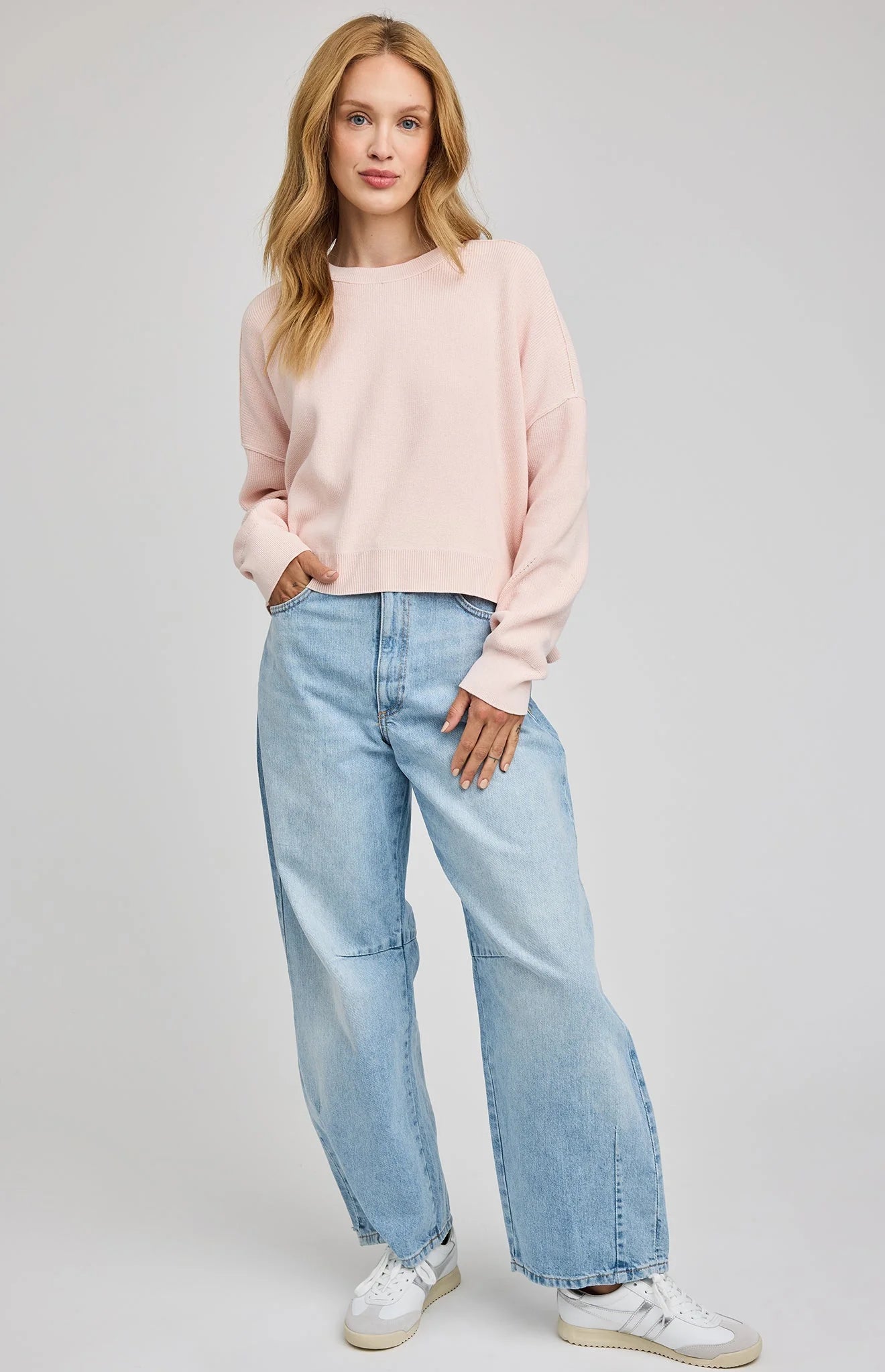 Echo Pullover Sweater - Petal