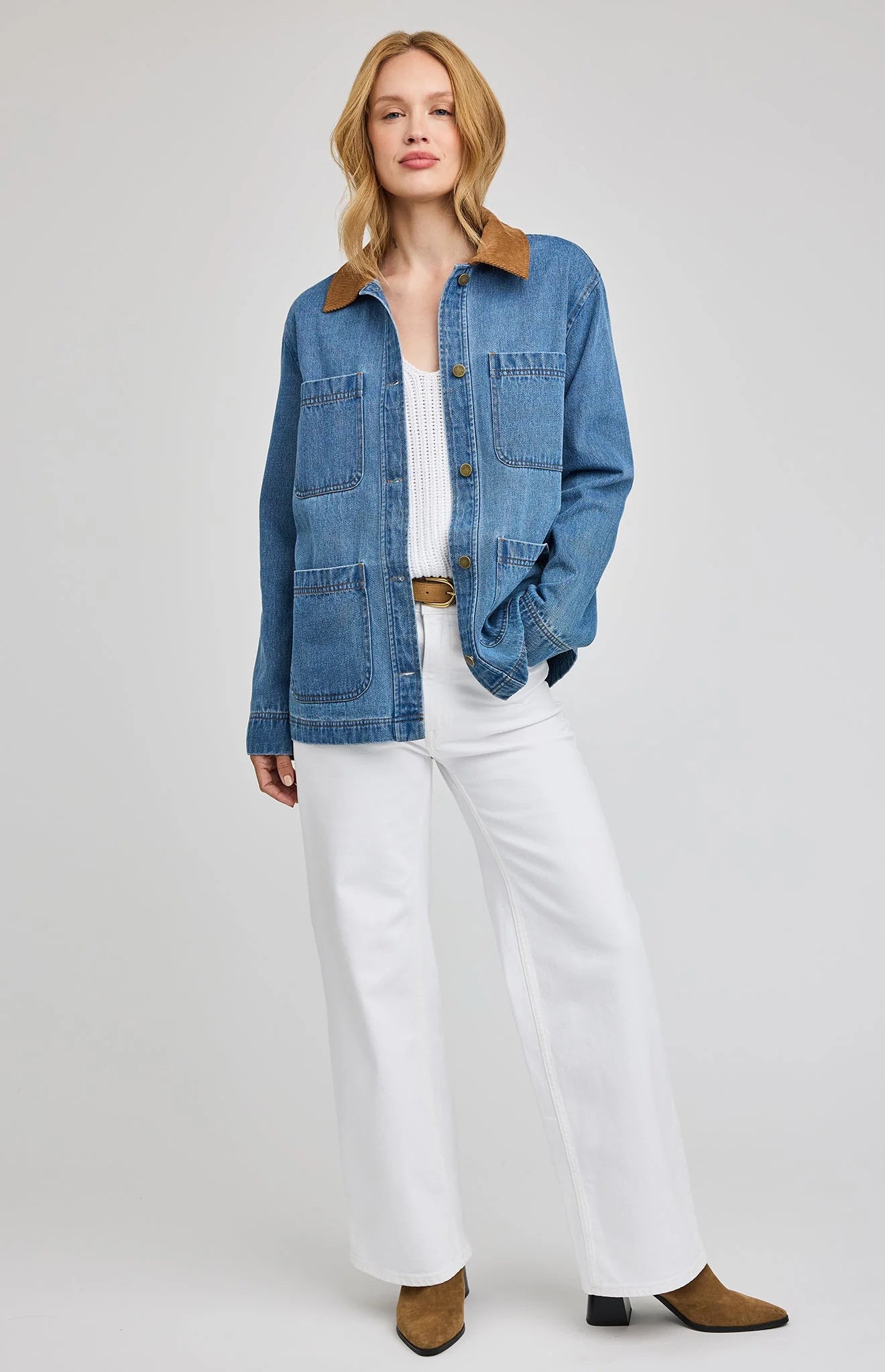 Flynn Jacket - Light Wash