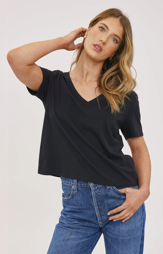 Lucy Cotton T-Shirt - Black