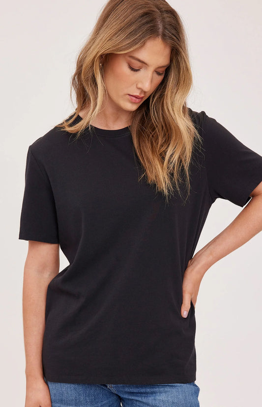 Victoria Cotton T-Shirt - Black