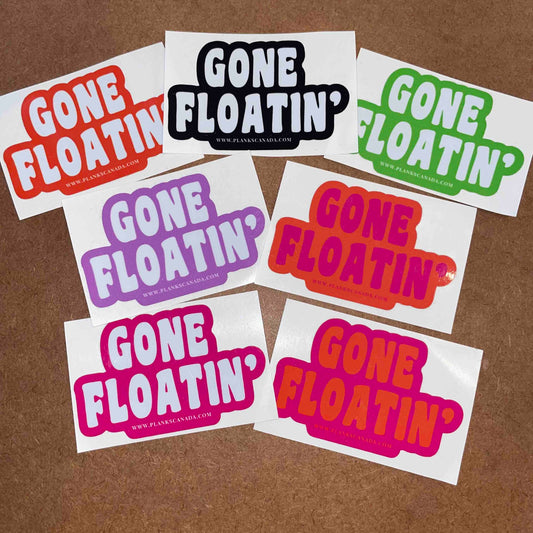 Gone Floatin' Stickers