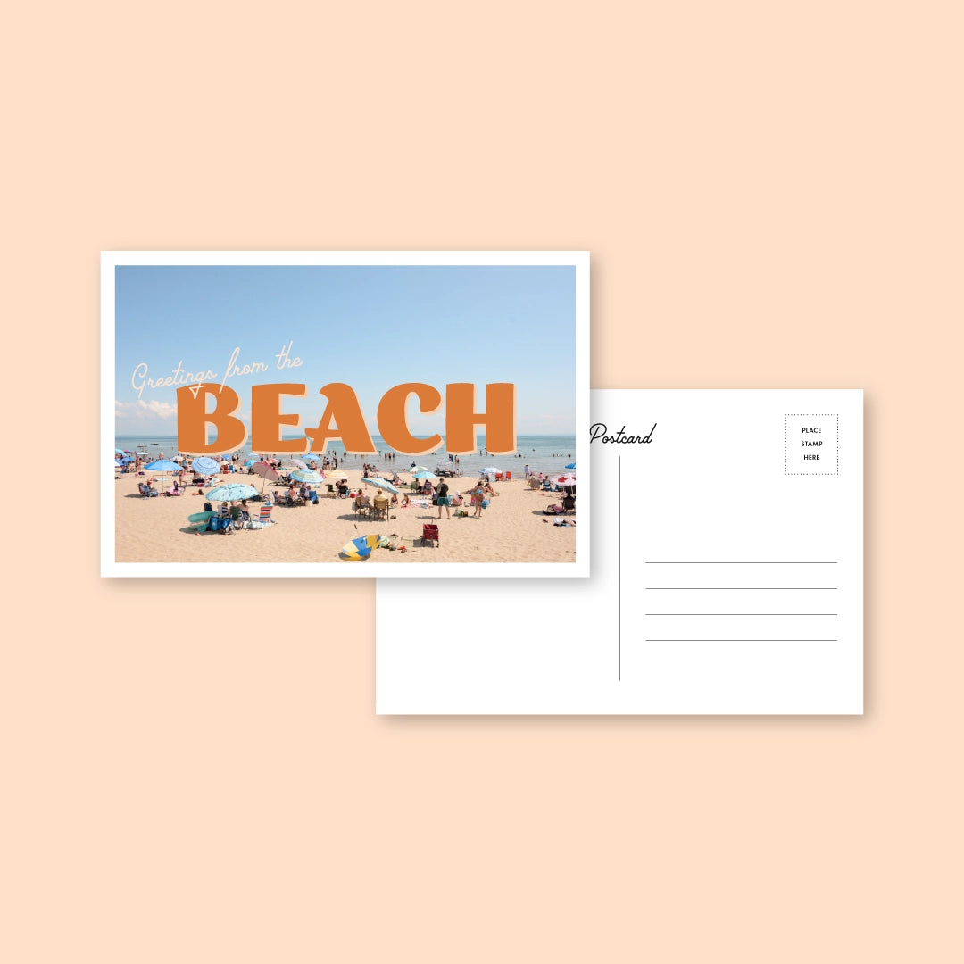 Greetings from the Beach Crystal Beach Postcard