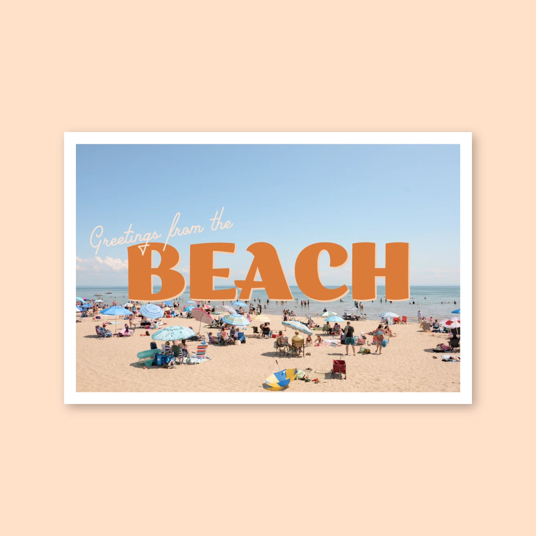 Greetings from the Beach Crystal Beach Postcard