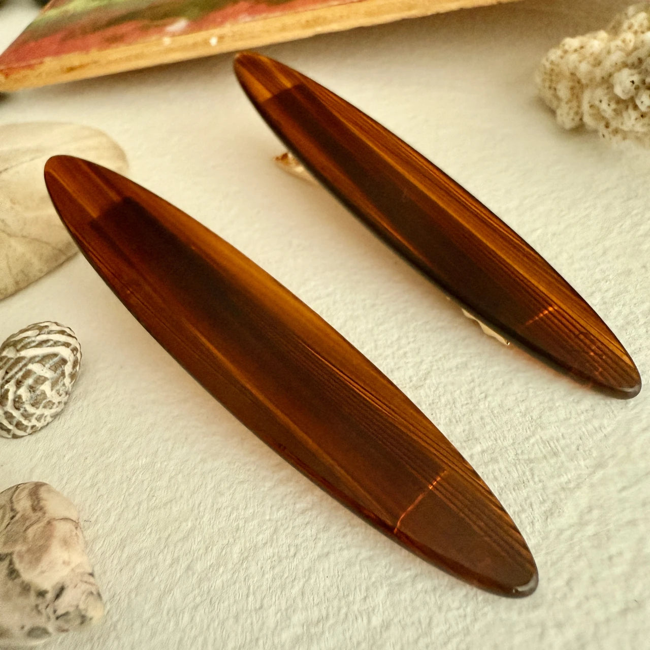 Longboard Duckbill Hair Clips - 5 Colours