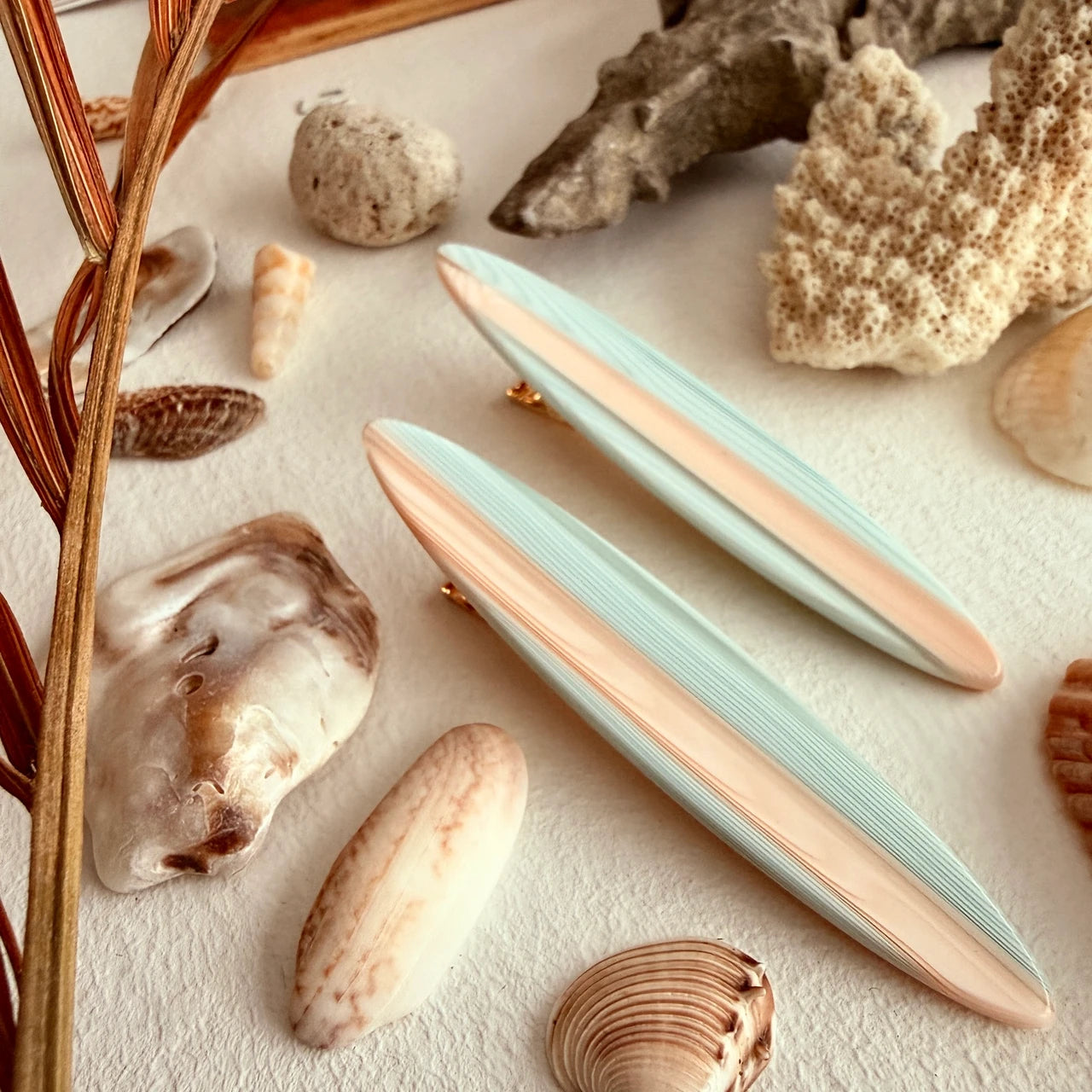 Longboard Duckbill Hair Clips - 5 Colours