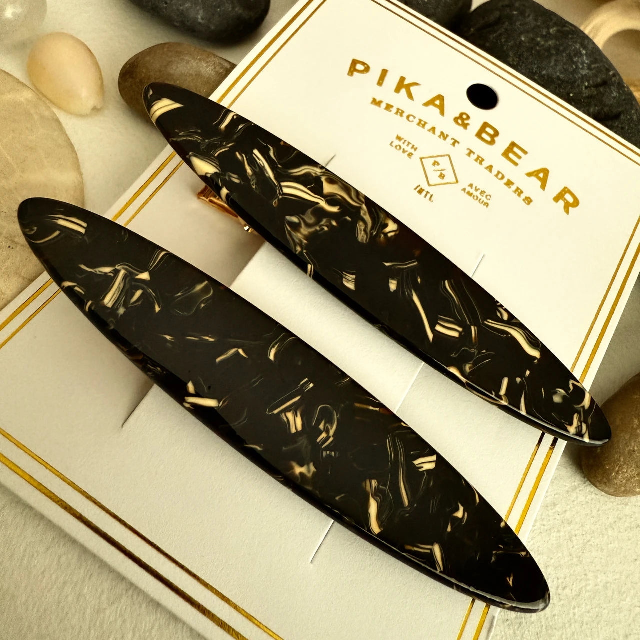 Longboard Duckbill Hair Clips - 5 Colours