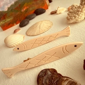 Sardinia Fish Hair Clips - 4 Colours