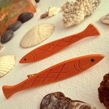 Sardinia Fish Hair Clips - 4 Colours