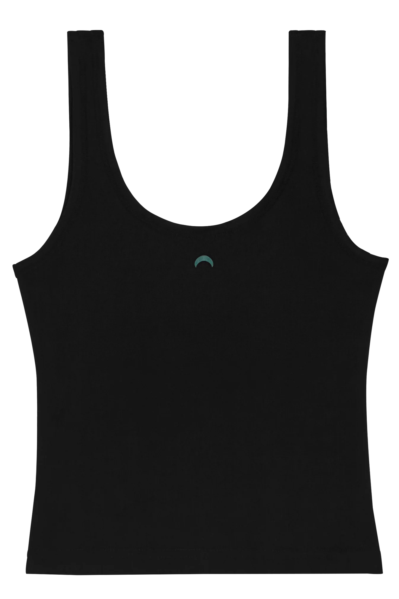 Sporty Crop Mineral Tank - Black