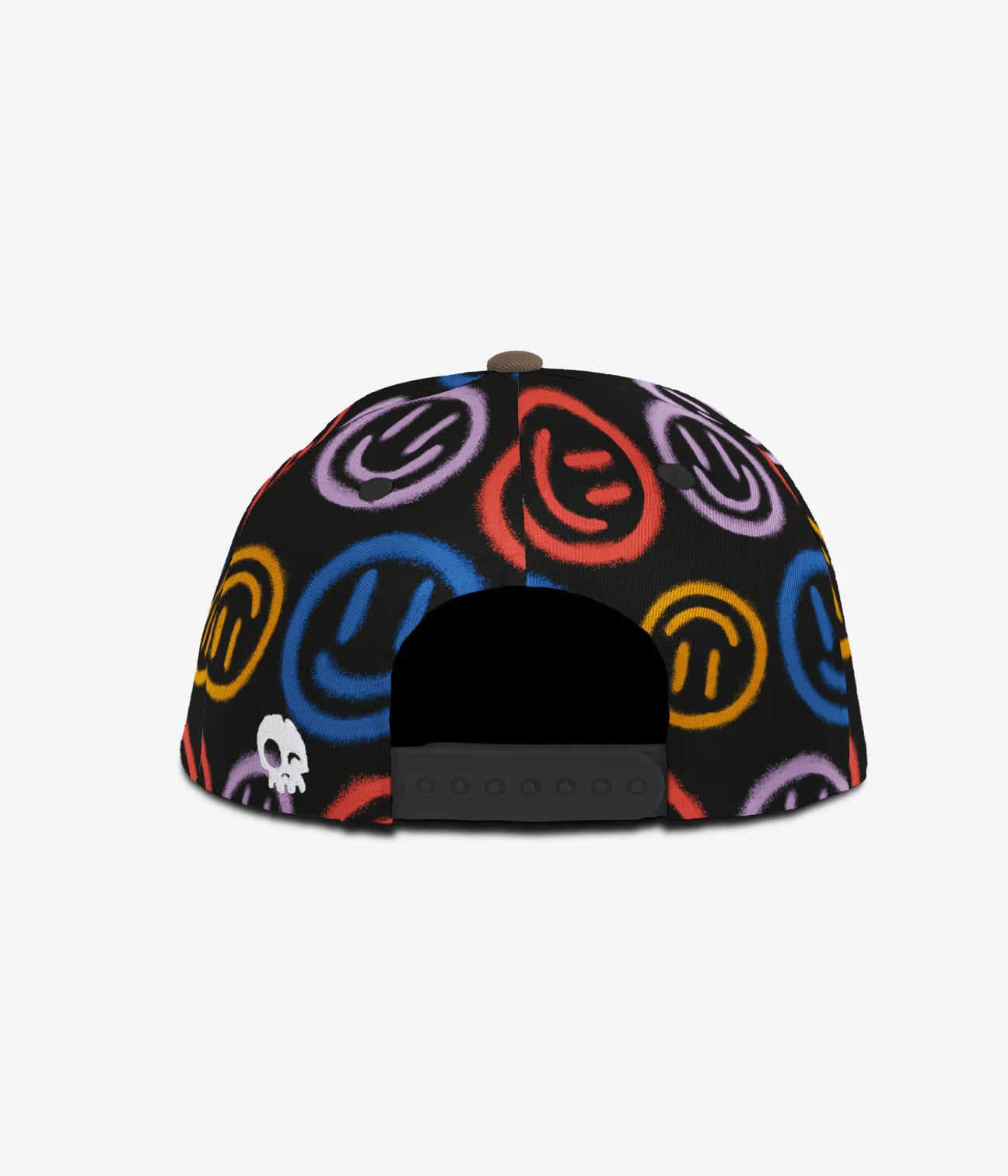 Happy Face Snapback - Black