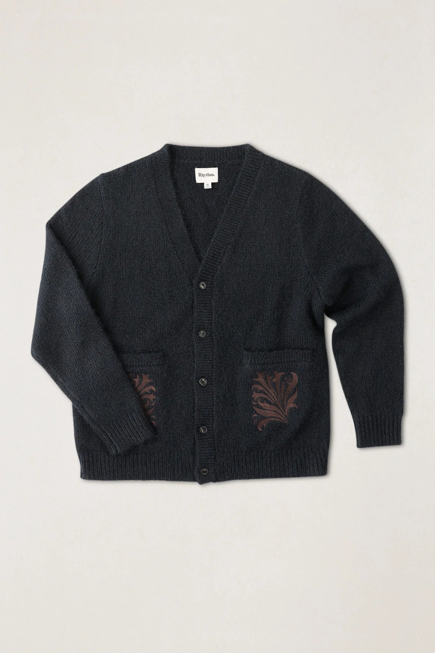 Heritage Bloom Cardigan - Midnight