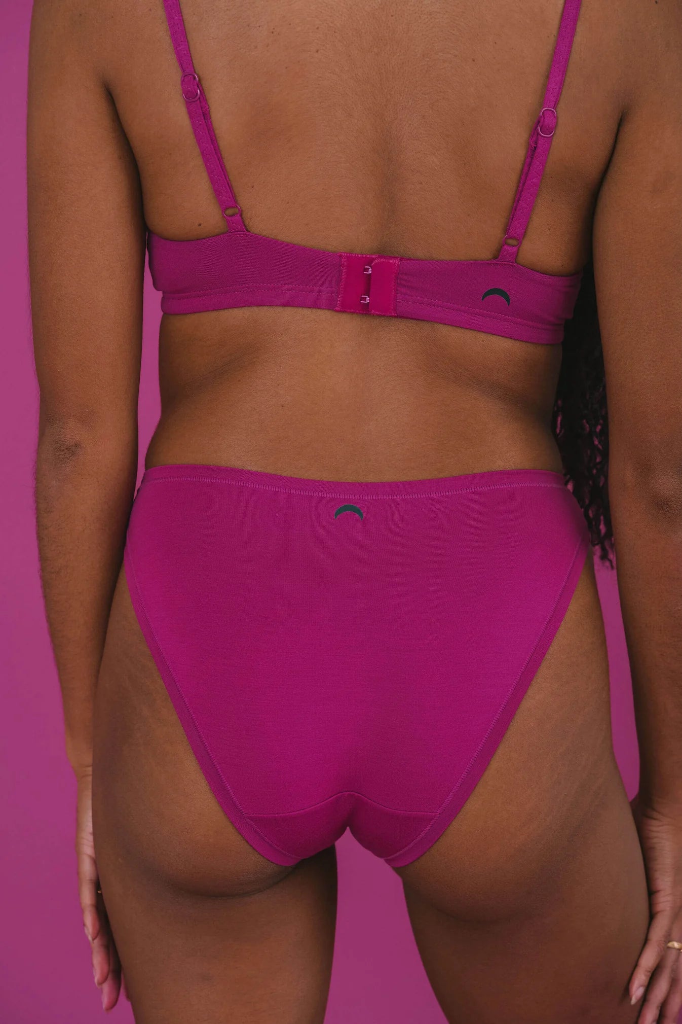 High Rise Bikini Mineral Underwear - Berry