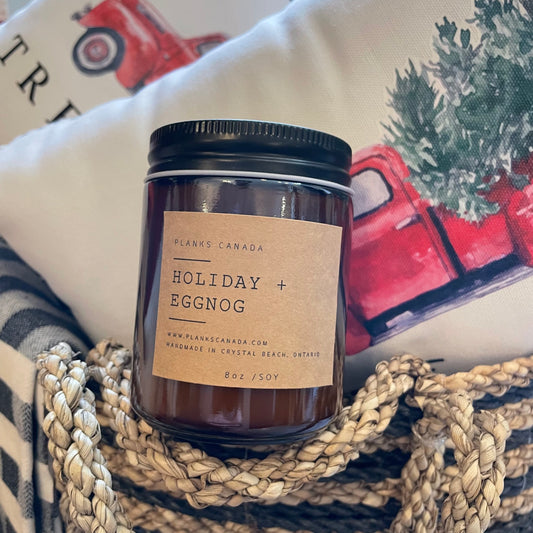 Holiday Eggnog- Hand Poured Soy Candles