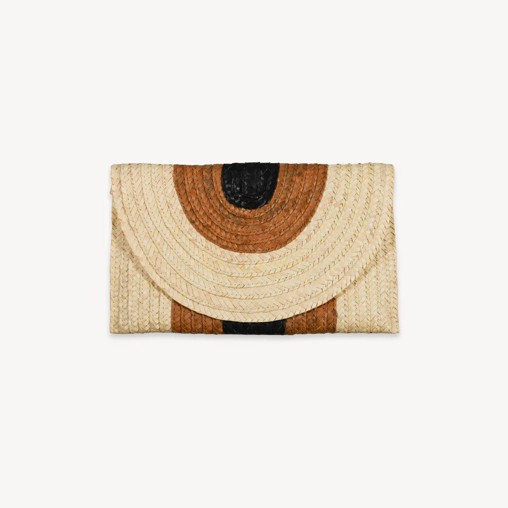 Palm Leaf Clutch - 3 colour
