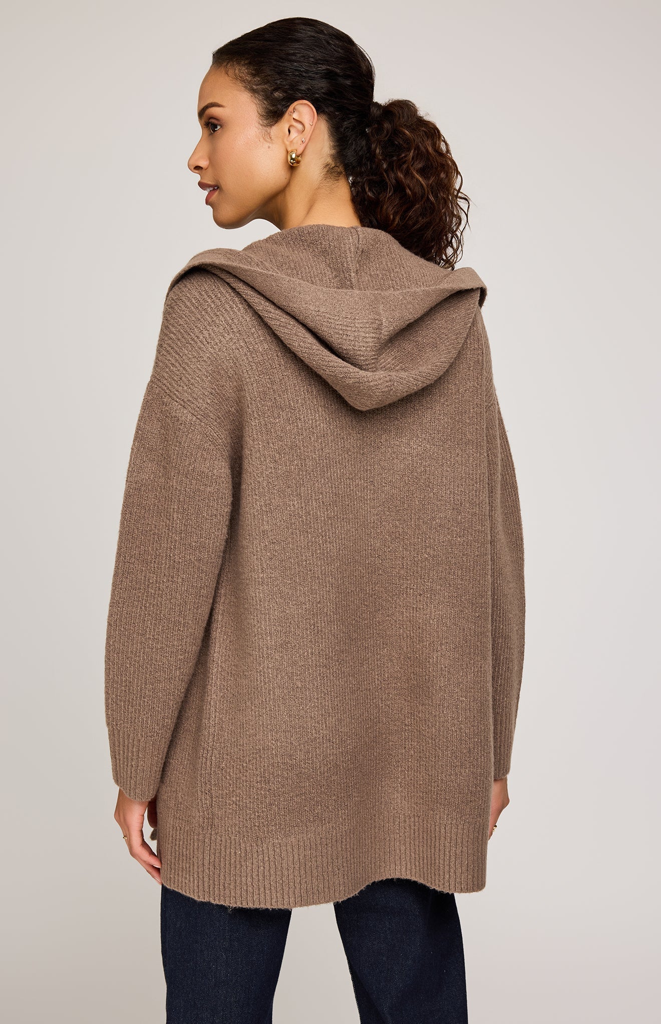 Ilana Cardigan - Heather Bark