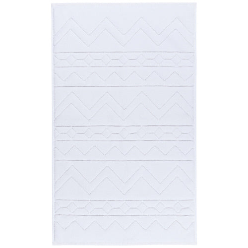 Jacquard Bathmat - White