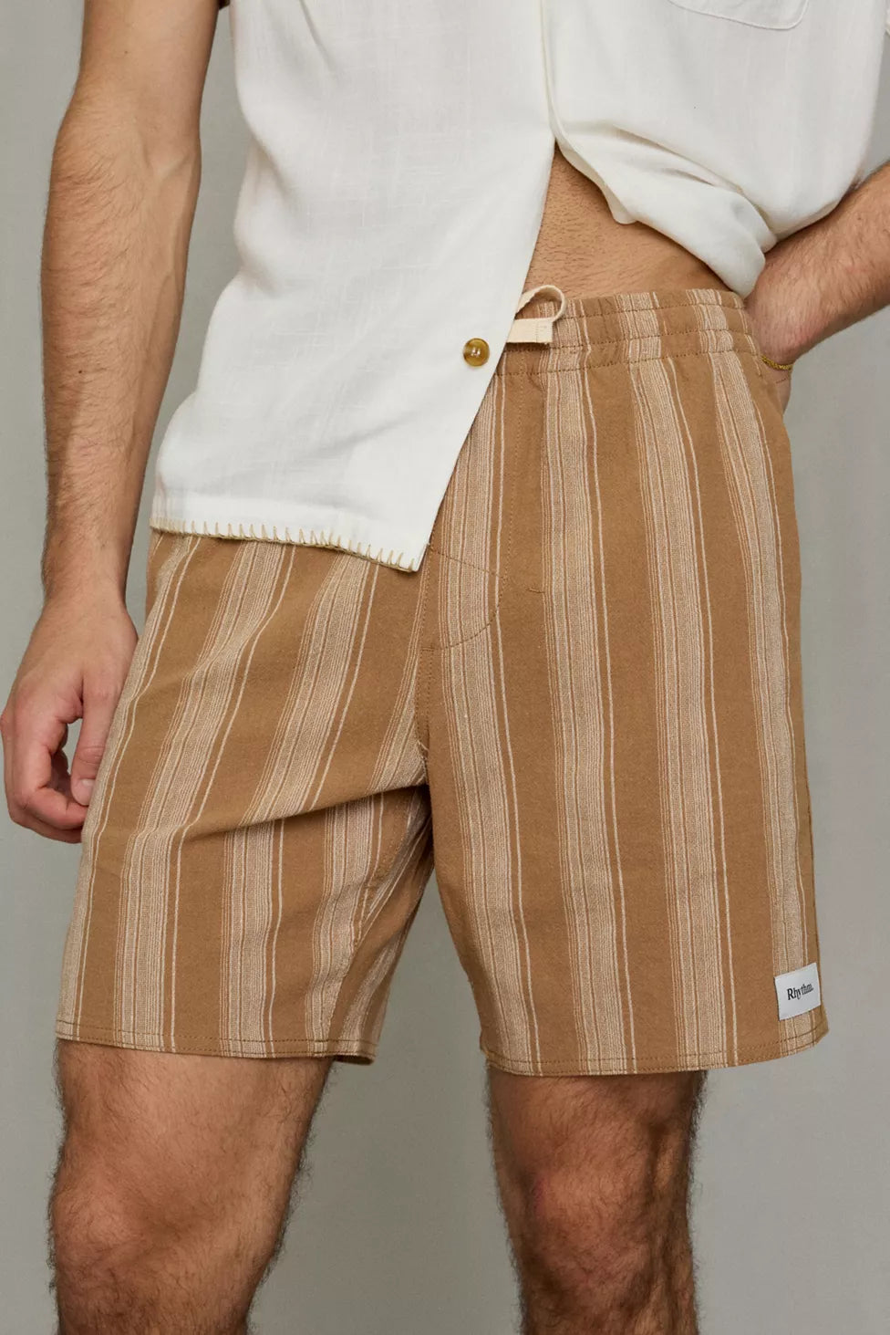 Jacquard Stripe Jam - Sand