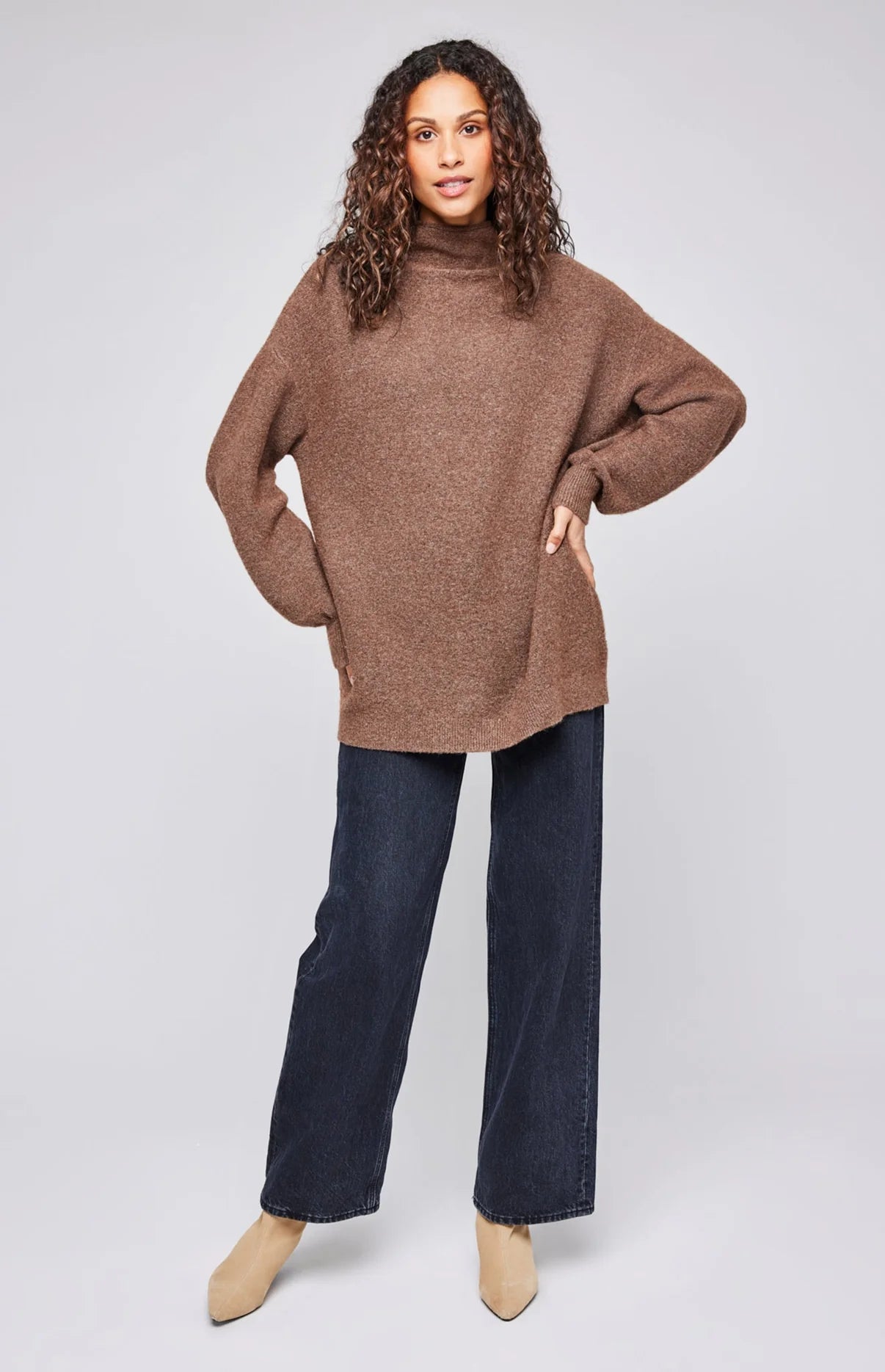 Jones Pullover Sweater - Heather Nutmeg