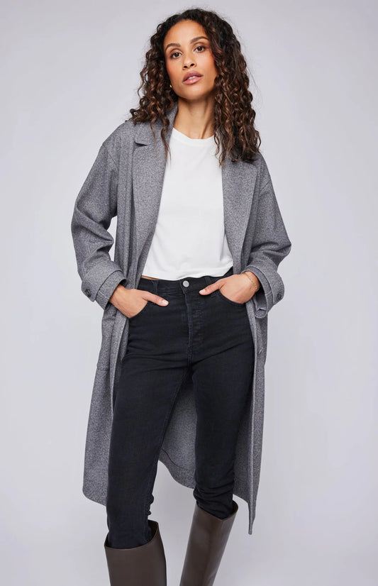 Jude Coat - Grey Black